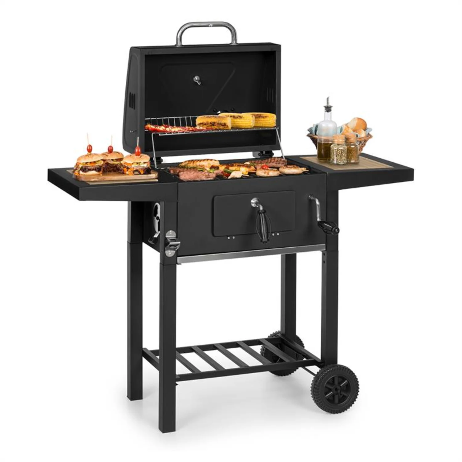 گریل باربیکیو ذغالی کلارشتاین آلمان KLARSTEIN Meat Machine - مدل کلاسیک ایستاده با محفظه دود